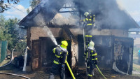 požár ve smržovce